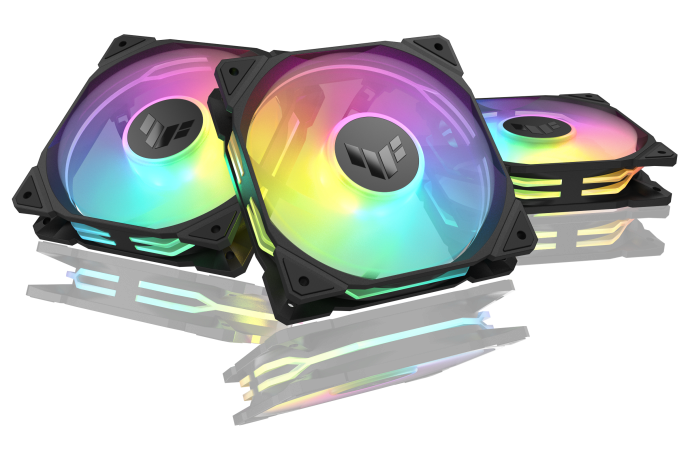 ASUS TUF Gaming TR120 ARGB Reverse Fan - Black - Triple Pack